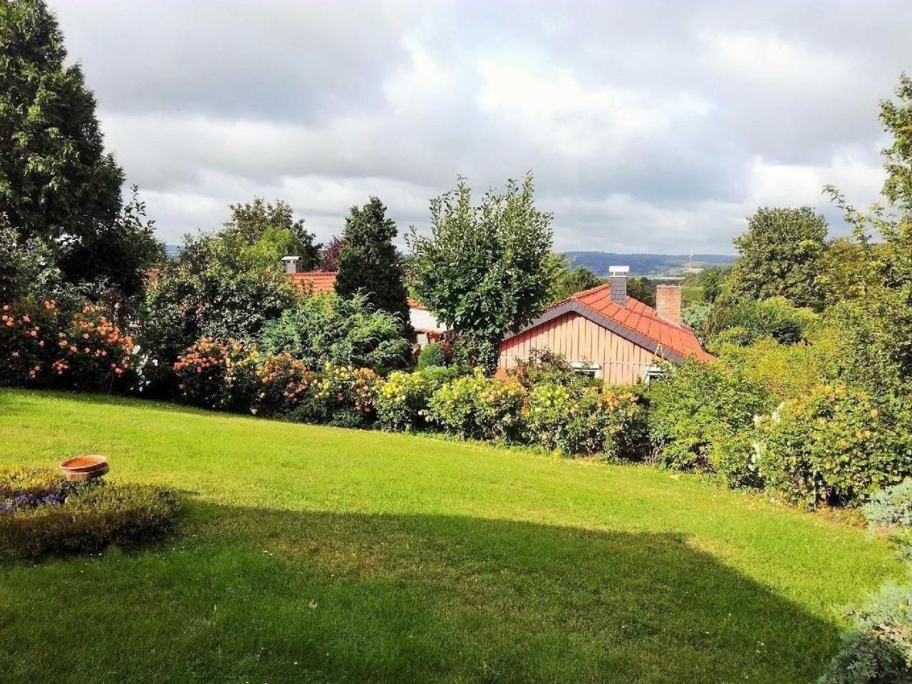 Freistehendes Ferienhaus In Rott Mit Eigenem Garten, Schoener Weitblick, Klimaanlage, Sauna Und Kamin Extertal Eksteriør bilde